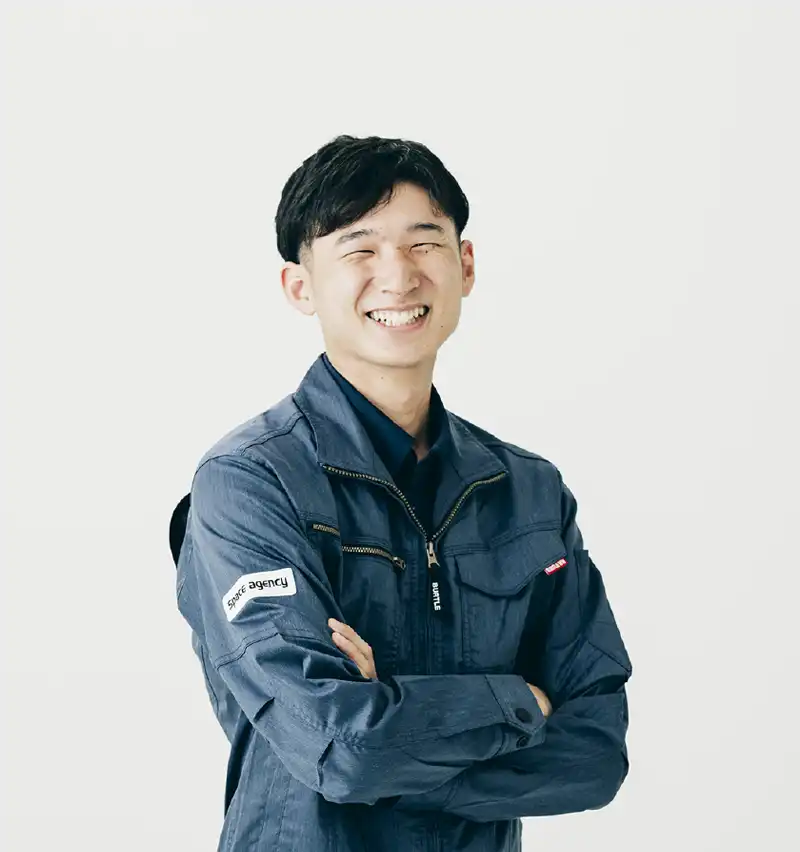 工務 自分が携わる物件で、建物の形が完成するときにやりがいを感じます。